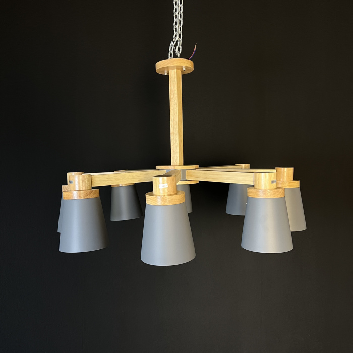 Потолочная люстра PROP 8 Grey ImperiumLoft