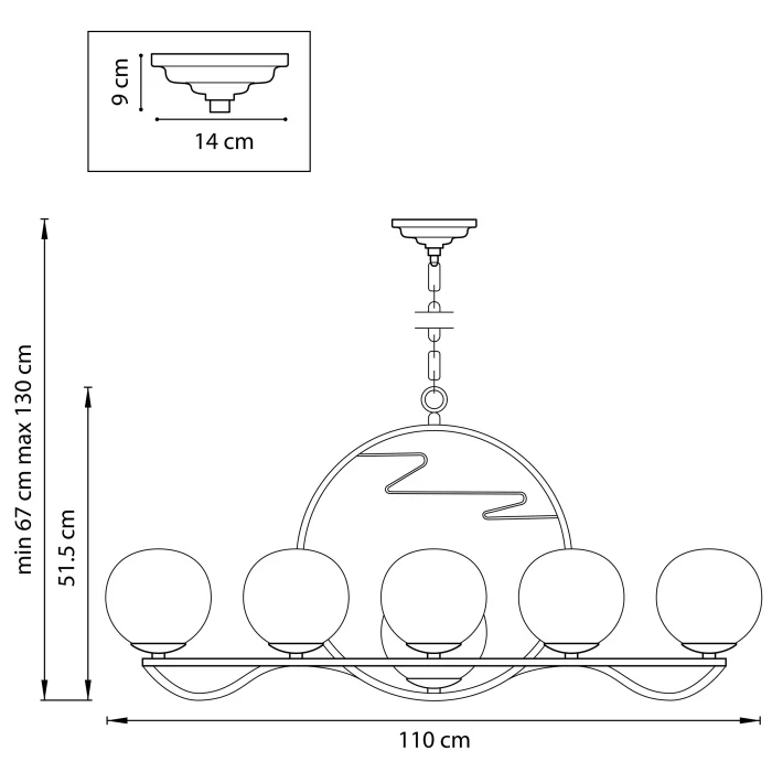 Подвесная люстра ENNA LIGHTSTAR 762117