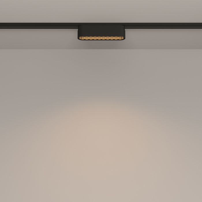 Трековый светильник Maytoni Basis Grid TR084-1-6W3K-B