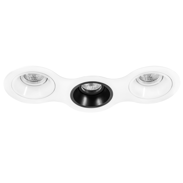 Комплект из светильников и рамки DOMINO Domino Lightstar D696060706