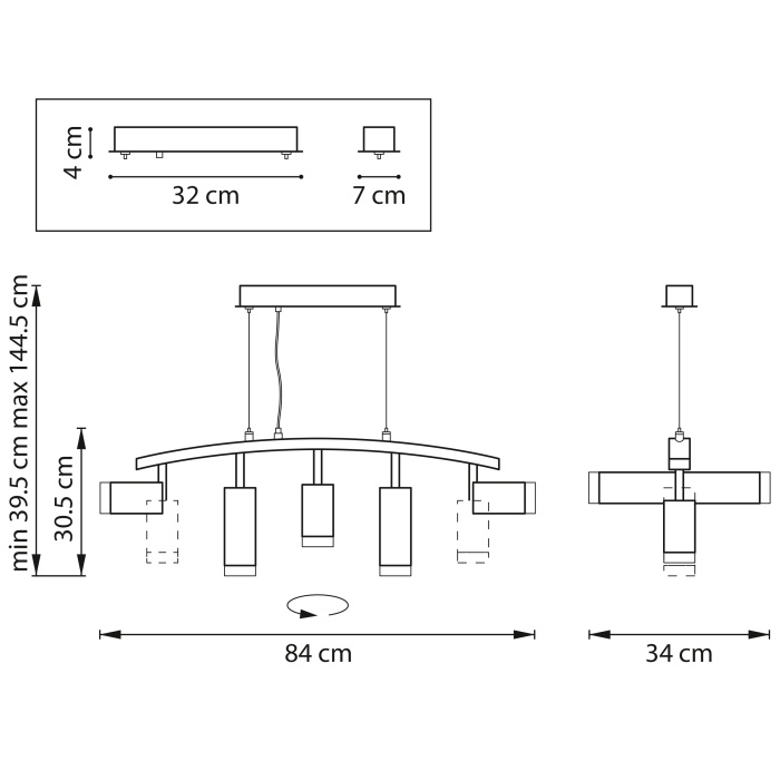 Подвес Rullo Lightstar LR7353738620