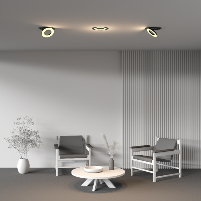 Встраиваемый светильник Maytoni Vector DL102-12W2.7K-B