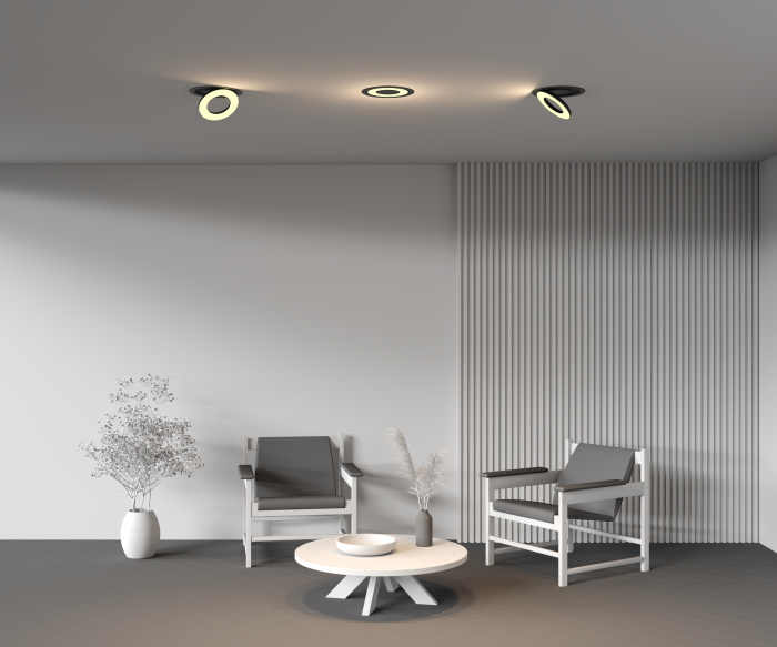 Встраиваемый светильник Maytoni Vector DL102-12W2.7K-B