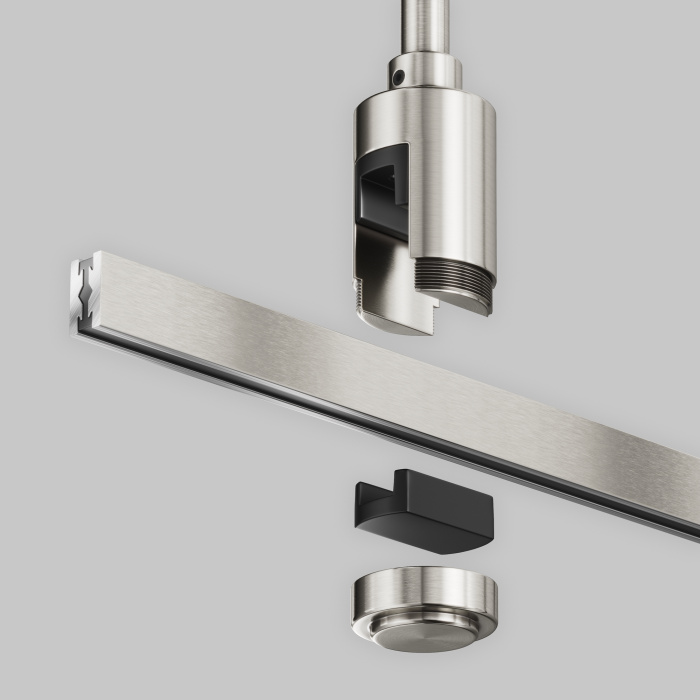 Крепление потолочное Long одинарное 700мм Flarity платина Maytoni TRA159C-S1-PT