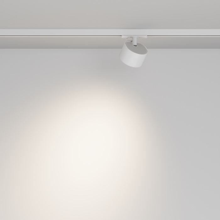 Трековый светильник Maytoni Glare TR225-1-GX53-W