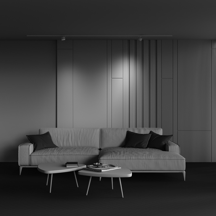 Трековый светильник Maytoni Glare TR225-1-GX53-W