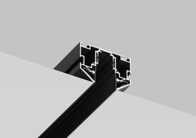 Встраиваемый магнитный трек в натяжной ПВХ потолок SPACE Crystal Lux CLT 0.134 01 L2000 BL