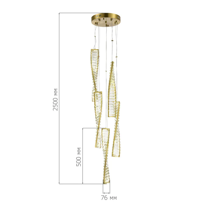 Подвесной светильник ST LUCE ELICA SL6205.303.05