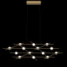 Подвесная люстра Delight Collection Molecular MD18001067-14A black/gold