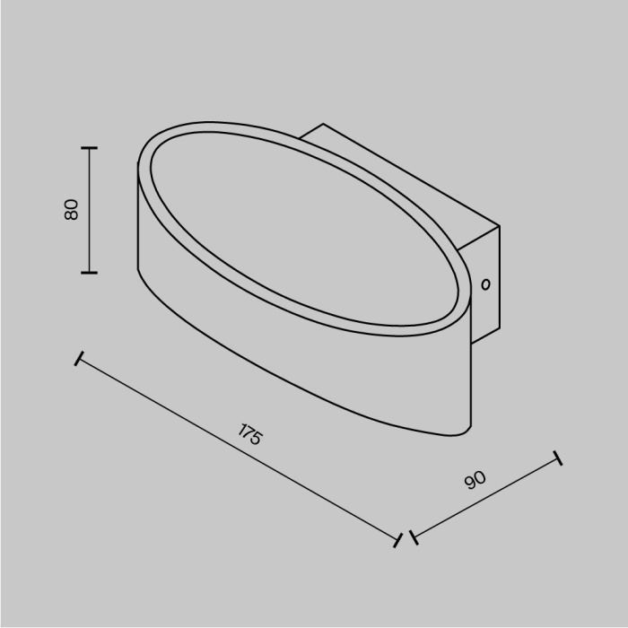 Настенный светильник Maytoni Trame C806WL-L5B