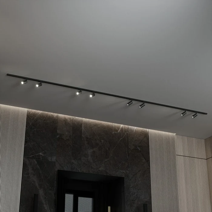 Комплект трековый Hesby Lighting №3 однофазная накладная Skylite HSBL_kompl_S003_NI4B4K