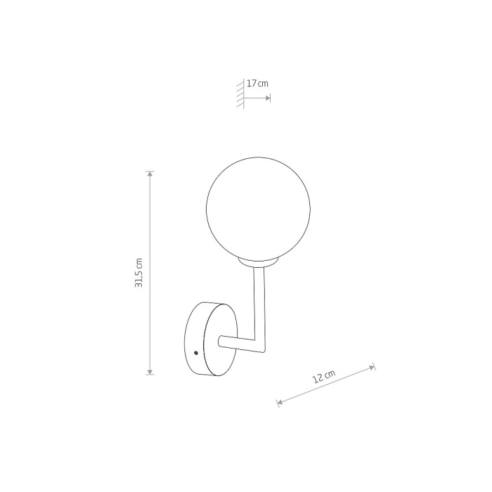 Настенный светильник Nowodvorski Agave Brass 10526