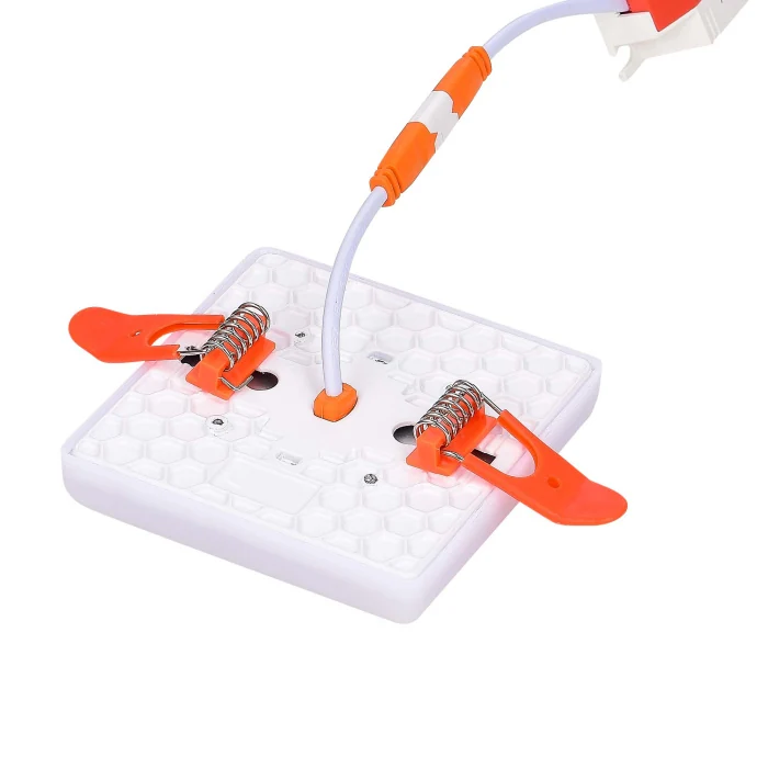 Светильник встраиваемый Белый LED 1*16W 3000K 1 380Lm Ra80 120° IP20 L123xW123xH20 85-265V ST700.038.16