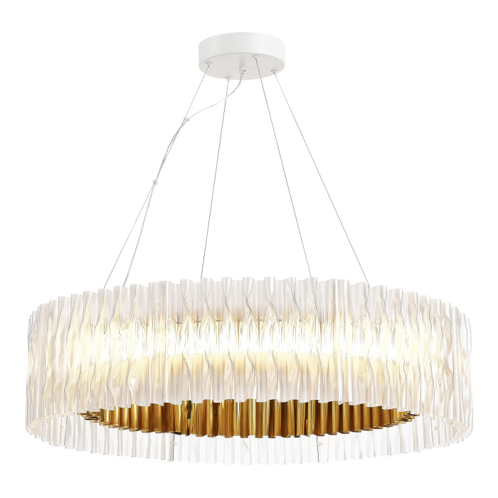 Светильник подвесной ST-Luce Золотистый/Прозрачный LED 1*87W 3000K SL6012.213.01