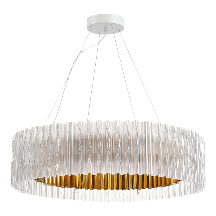 Светильник подвесной ST-Luce Золотистый/Прозрачный LED 1*87W 3000K SL6012.213.01