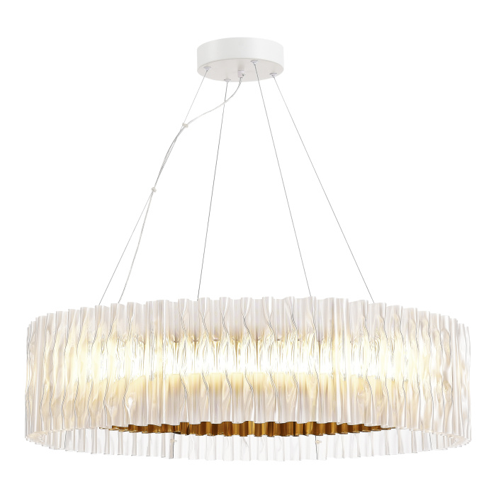 Светильник подвесной ST-Luce Золотистый/Прозрачный LED 1*87W 3000K SL6012.213.01