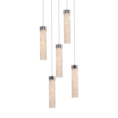 Подвесной светильник Delight Collection MD24030028 MD24030028-5A chrome/clear