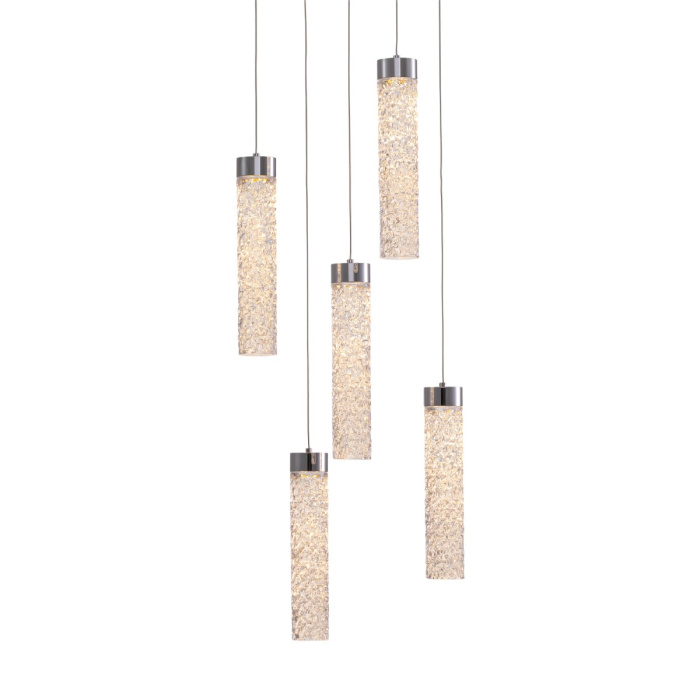 Подвесной светильник Delight Collection MD24030028 MD24030028-5A chrome/clear