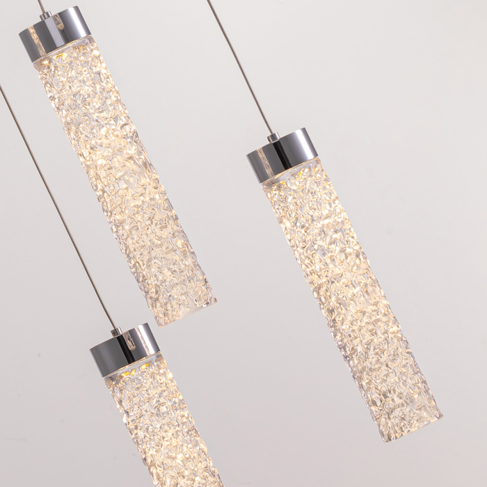 Подвесной светильник Delight Collection MD24030028 MD24030028-5A chrome/clear