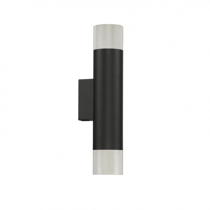 Светильник настенный iLedex Delta 2365-2 BK+SL