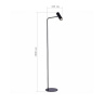 Торшер ST-Luce Черный/Черный LED 1*3W 3000K SL1006.405.01