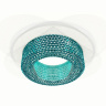 Комплект встраиваемого светильника с композитным хрусталем Ambrella light XC7621023