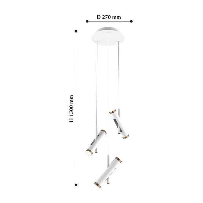 Подвесной светодиодный светильник Favourite Duplex 2325-6P