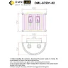 Светильник настенный Omnilux Portofino OML-67201-02
