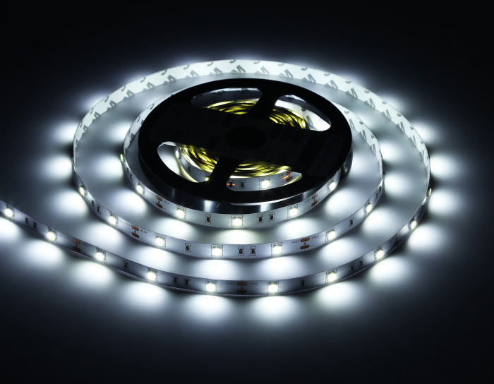 Светодиодная лента Ambrella Light GS1803 5050 30Led /7.2W m/ 12V IP20 6500K 5m Ambrella light GS1803