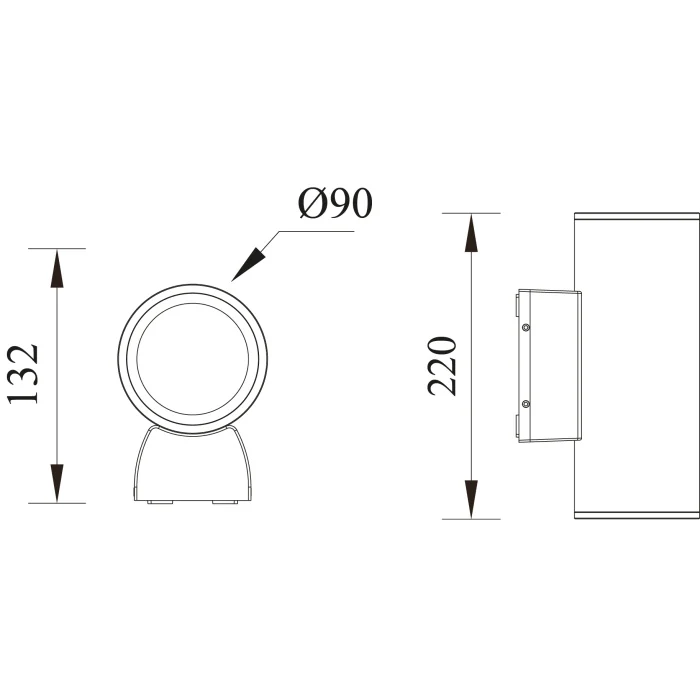 Настенный фонарь Natural Concepts Dwell NC-803092-DG