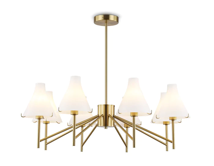 Люстра со стеклянными плафонами на штанге Ambrella light LH57135