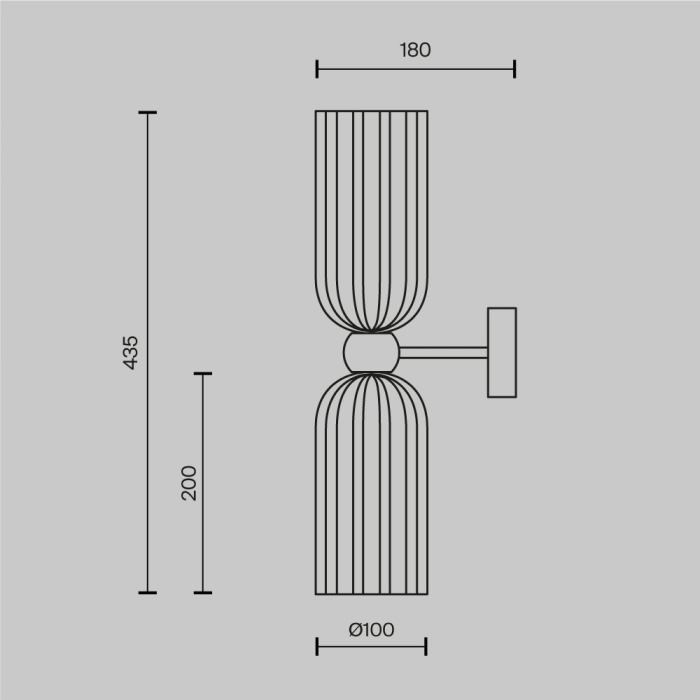 Бра Maytoni Antic MOD302WL-02CG