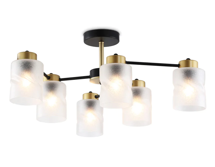 Люстра на штанге со стеклянными плафонами AMBRELLA light TR303325