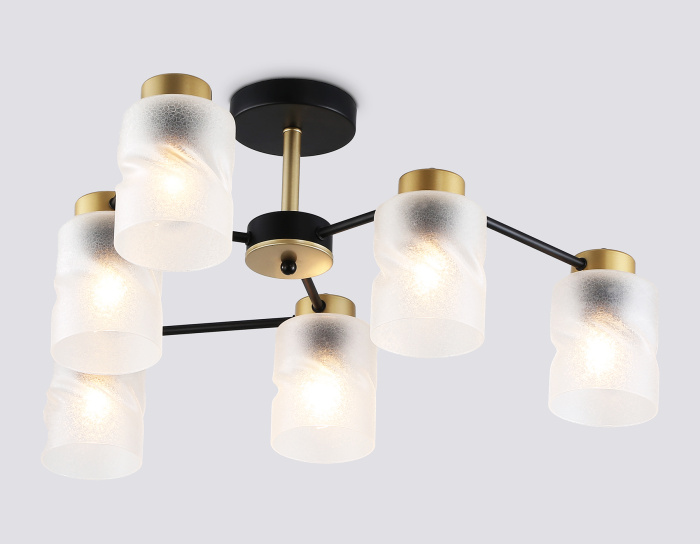 Люстра на штанге со стеклянными плафонами AMBRELLA light TR303325