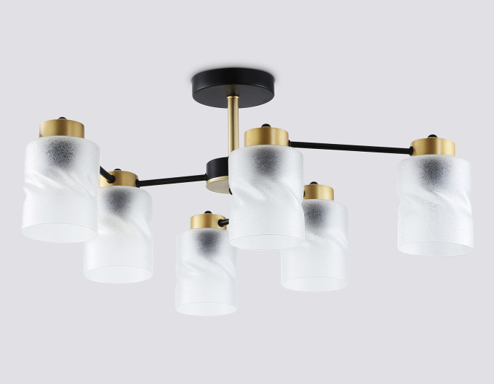 Люстра на штанге со стеклянными плафонами AMBRELLA light TR303325