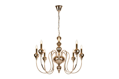 Подвесная люстра iLamp Lady 88003-8 Золотая