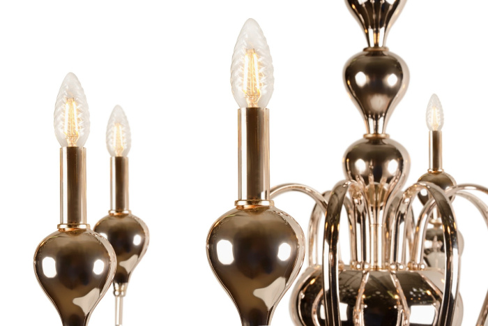 Подвесная люстра iLamp Lady 88003-8 Золотая