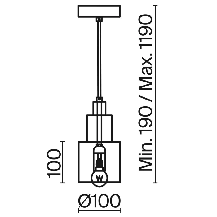 Подвесной светильник Freya Moke FR4006PL-01BS