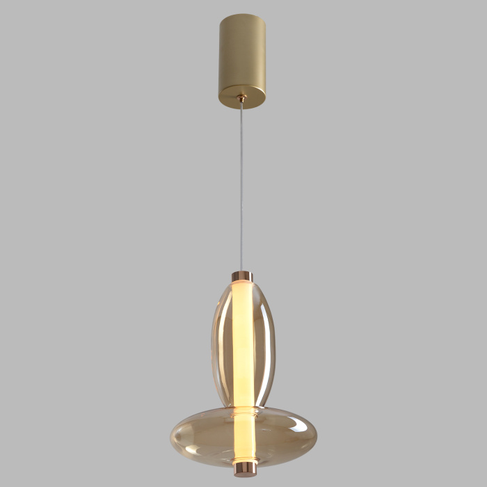 Светильник подвесной Crystal Lux QUASAR SP7W LED AMBER