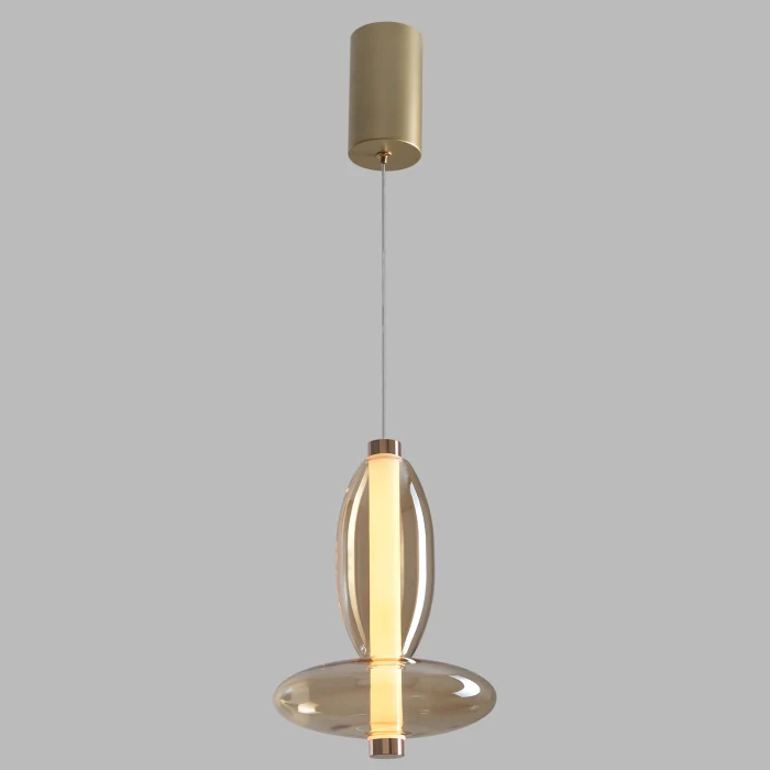 Светильник подвесной Crystal Lux QUASAR SP7W LED AMBER