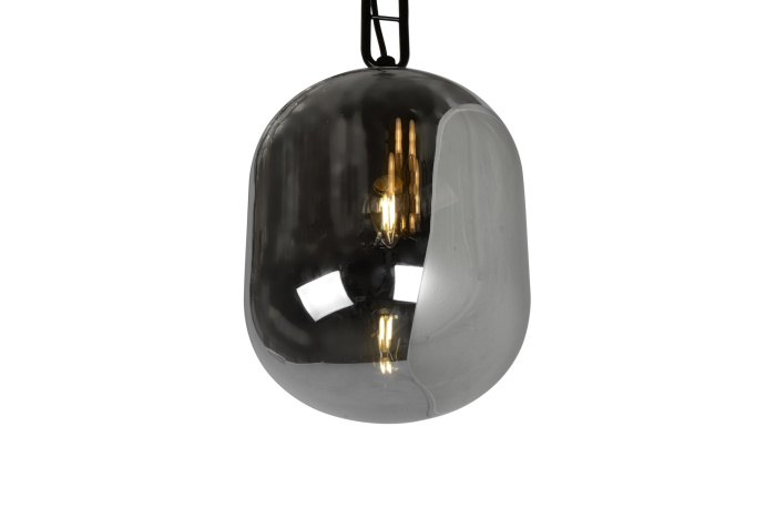 Подвесной светильник iLamp Mono 8792S/1P Серый дым+черный