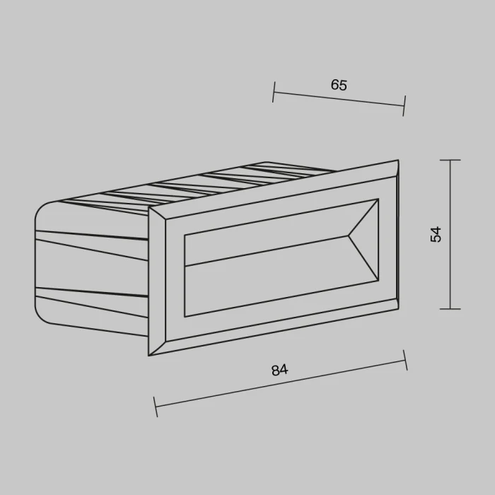 Светильник для ступеней Maytoni Bosca O045SL-L3W3K