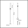 Садово-парковый светильник Odeon Light Canna 7020/4GA