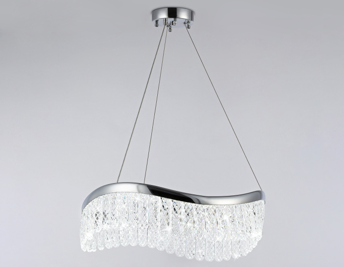 Подвесной светодиодный светильник с хрусталем Ambrella light TR49712