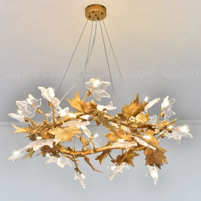 Люстра Cloyd BUCOLICA-A C10 / Ø60 см - латунь (арт.10426)