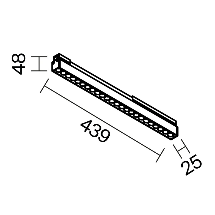 Трековый светильник Maytoni Points O-TR02-2-S-24WB3K