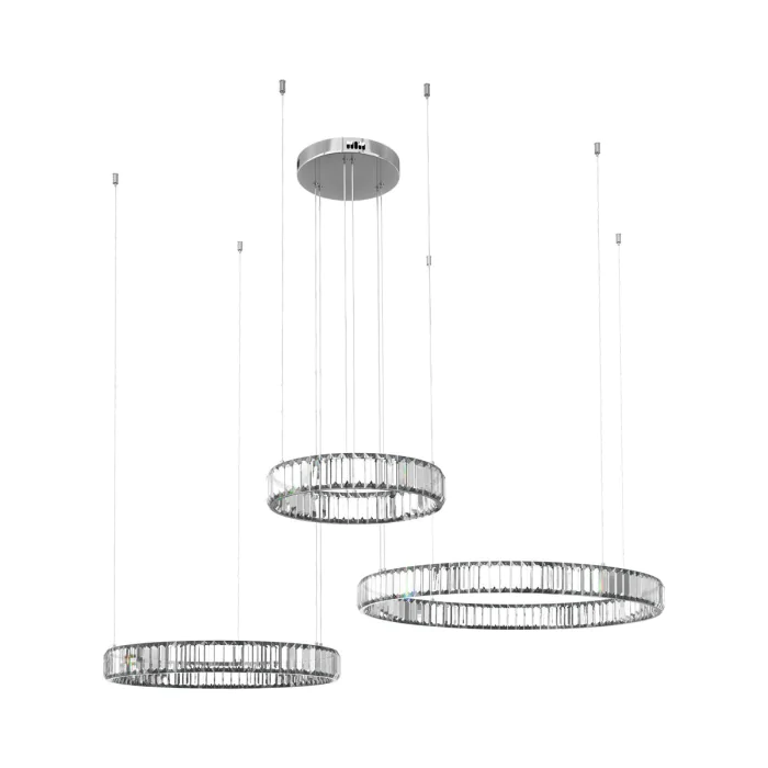 Подвесной светильник Crystal ring 10135/3 Chrome LOFT IT