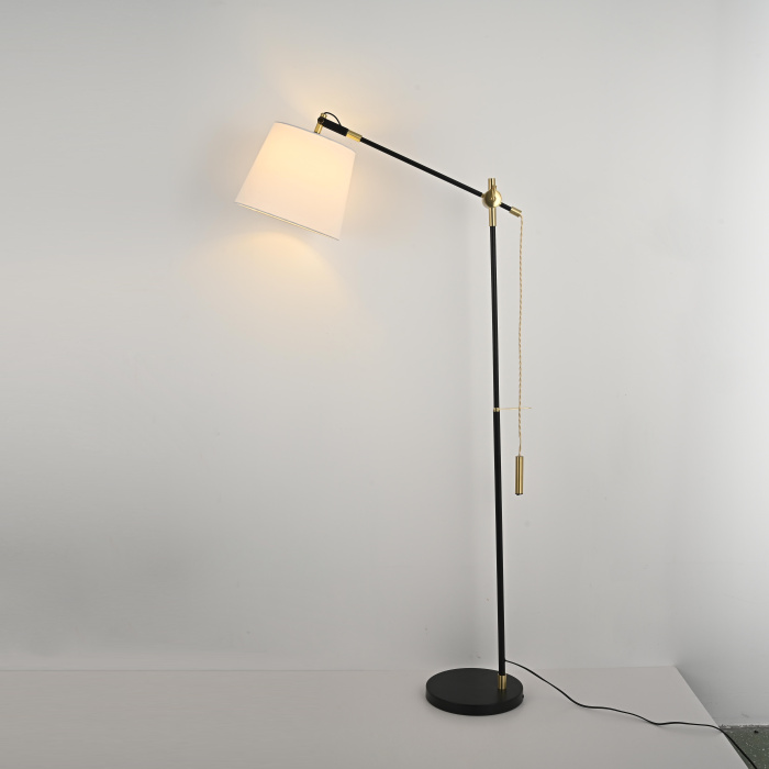 Напольный торшер PIPE white ImperiumLoft