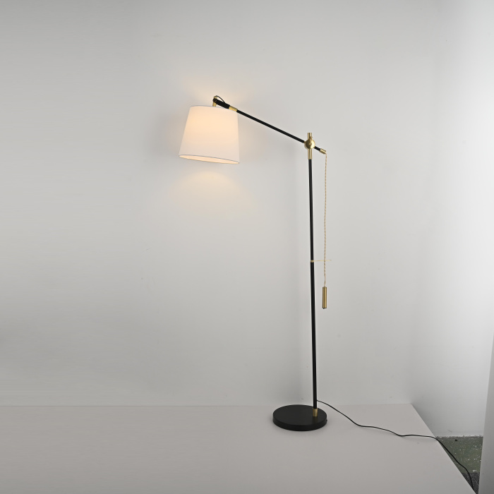 Напольный торшер PIPE white ImperiumLoft