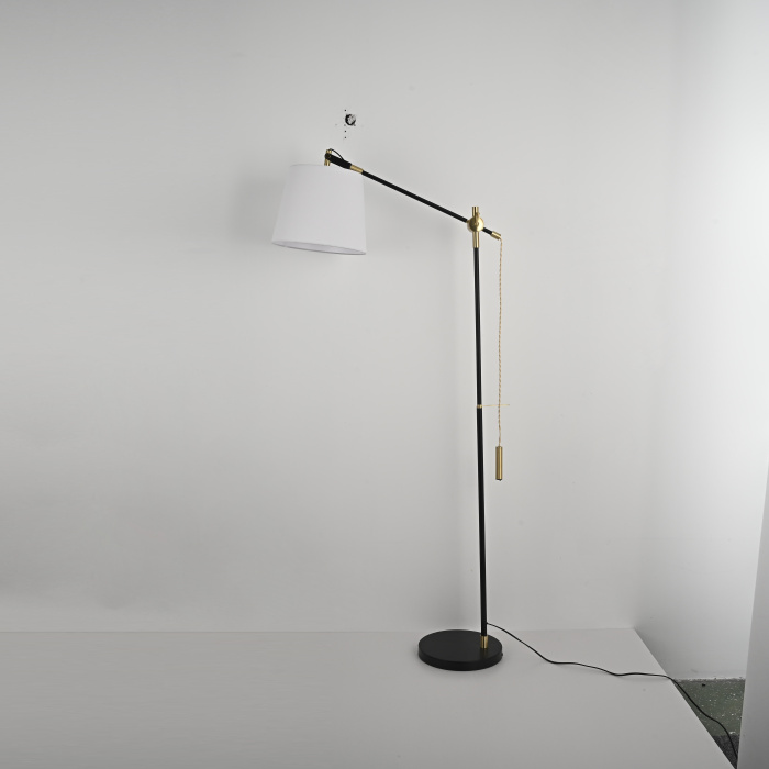 Напольный торшер PIPE white ImperiumLoft